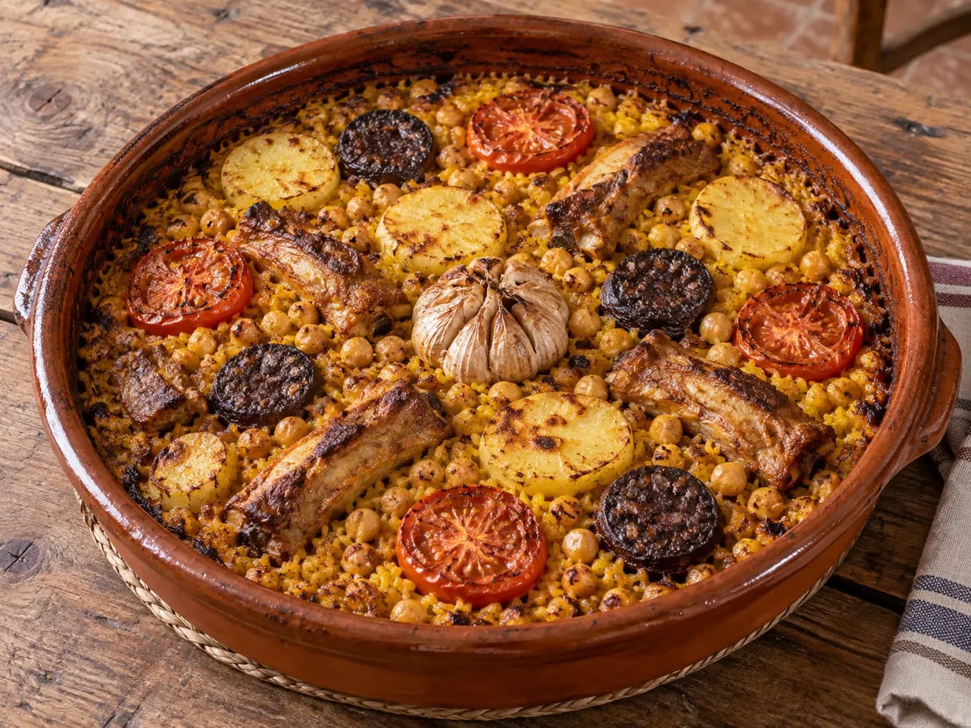 Arroz al horno valenciano