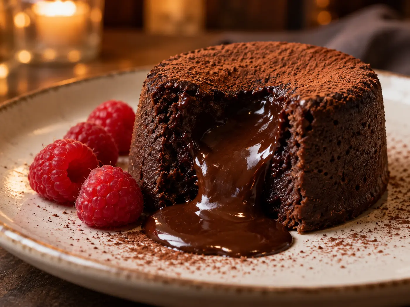 Coulant de chocolate