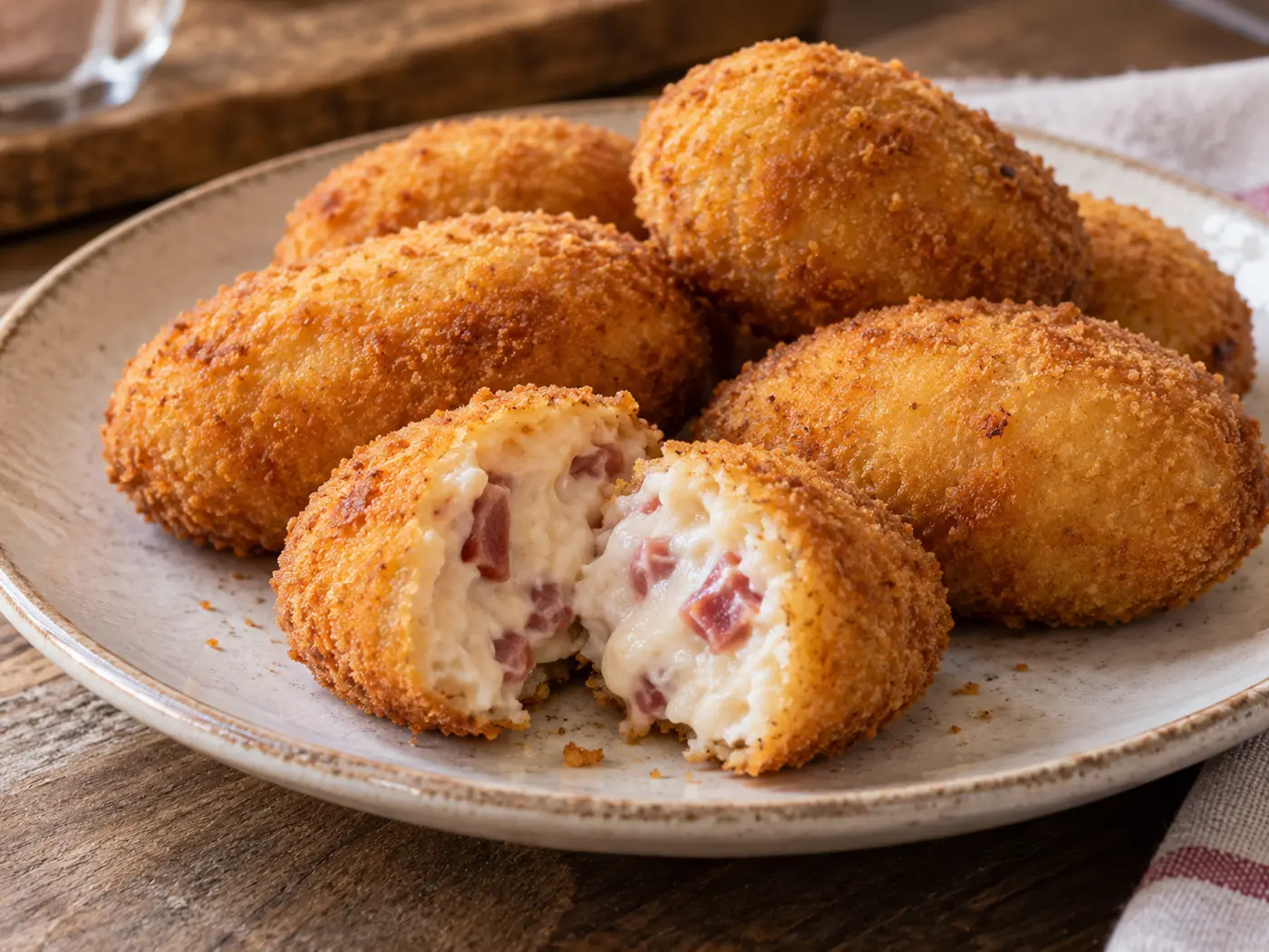 Croquetas de jamón cremosas