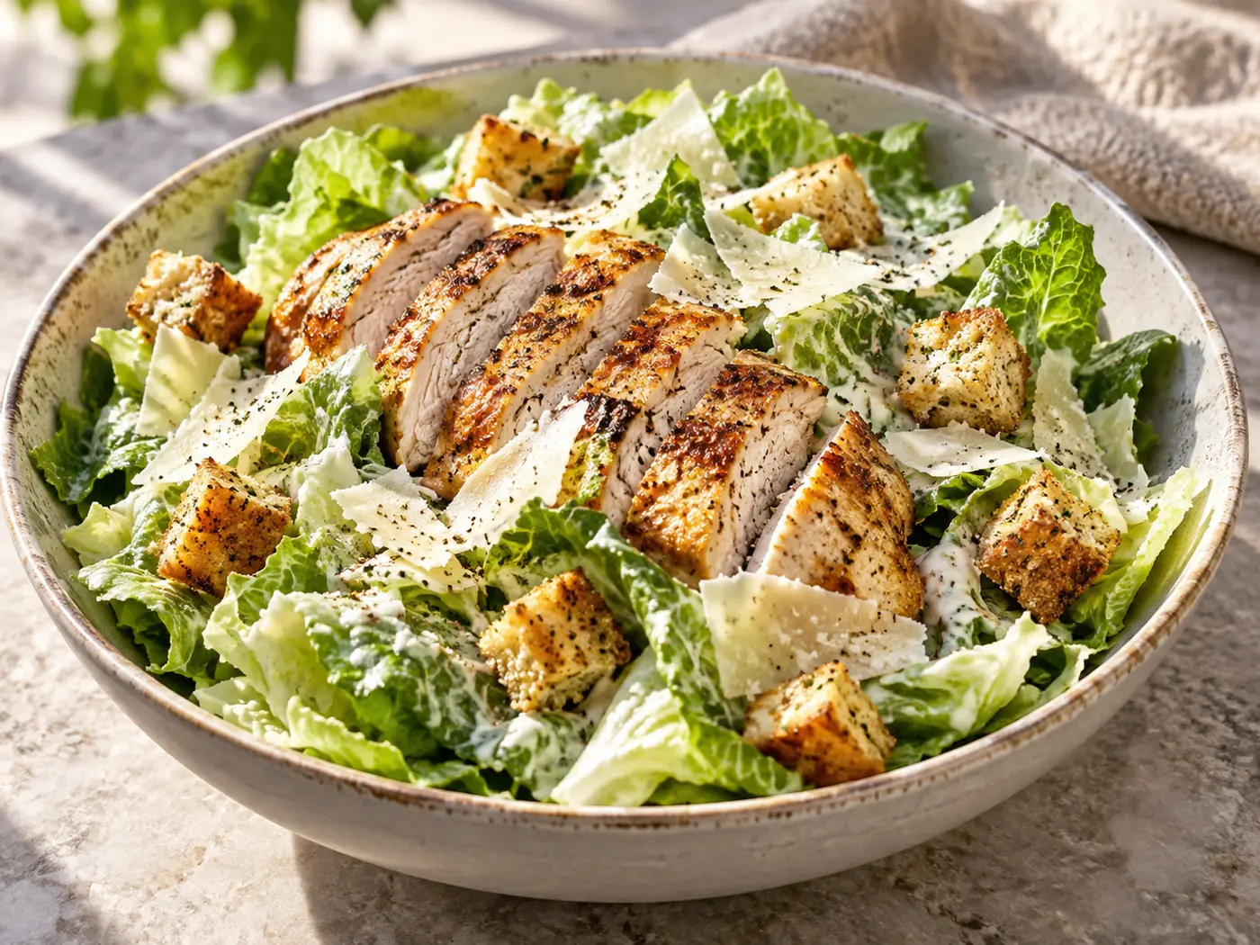 Ensalada César con pollo