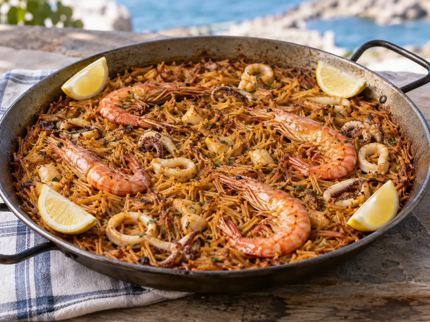 Fideuá de marisco