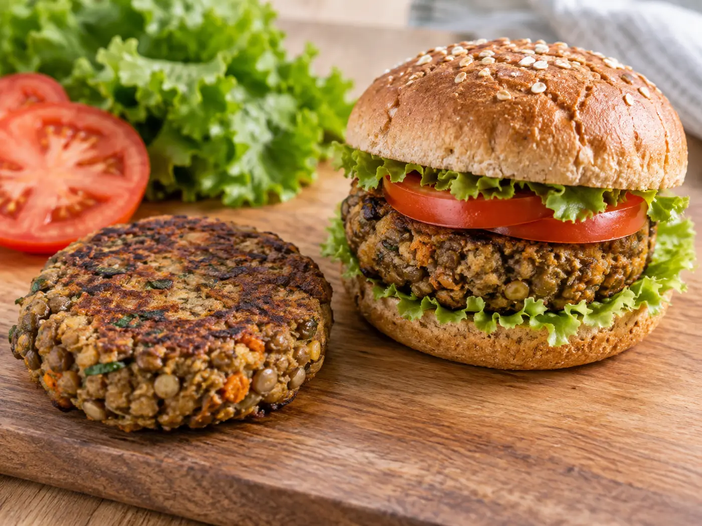 Hamburguesas de lentejas