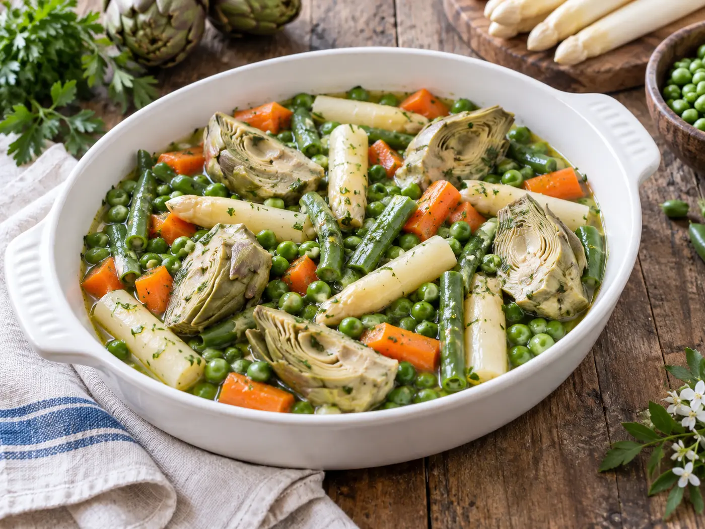 Menestra de verduras a la navarra