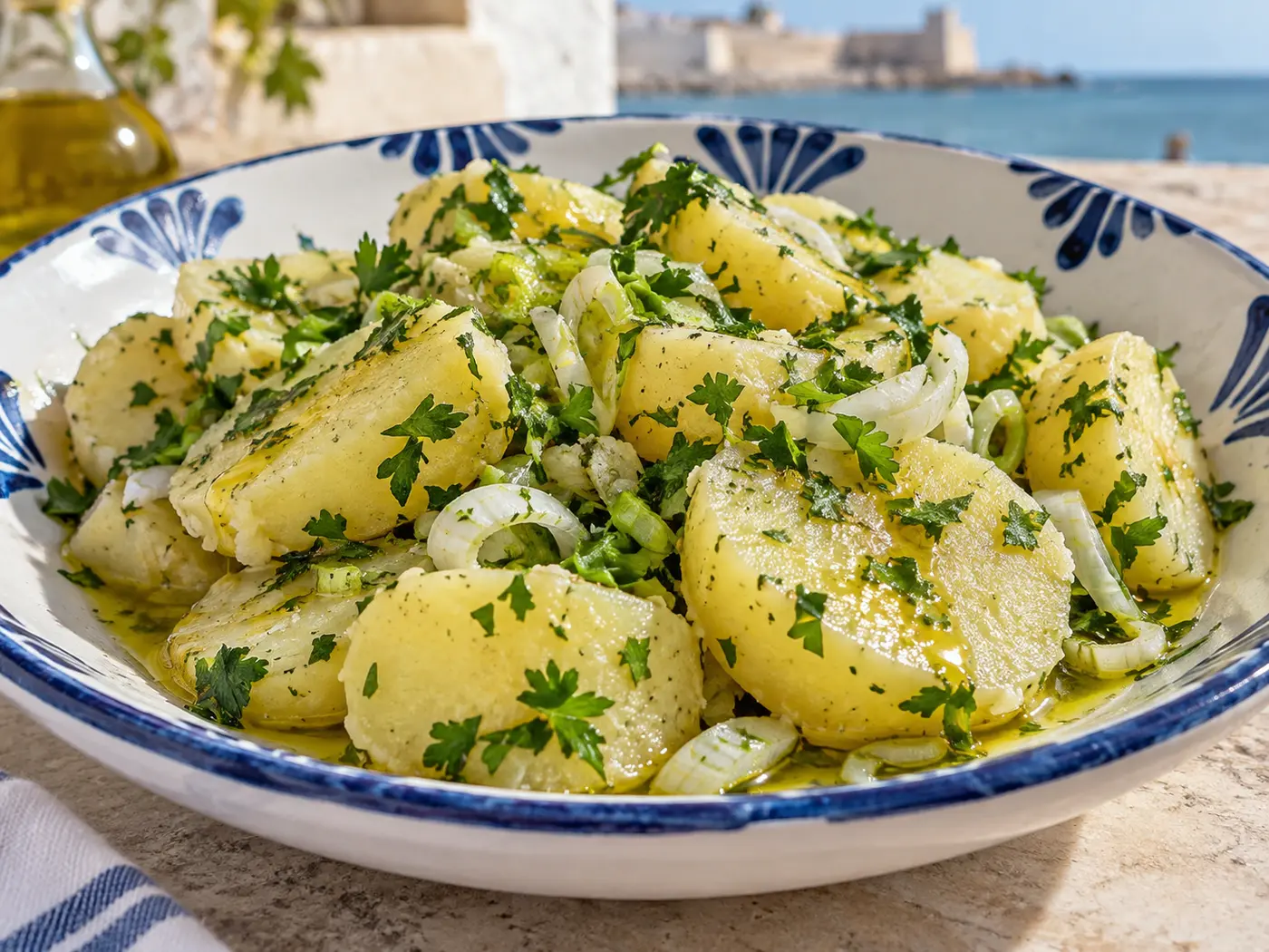 Papas aliñás gaditanas