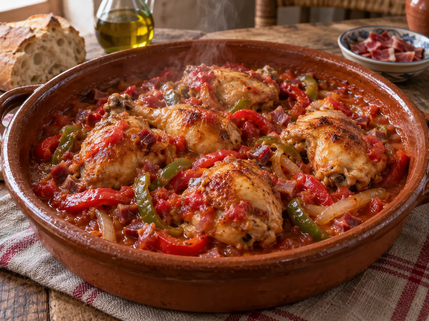 Pollo al chilindrón