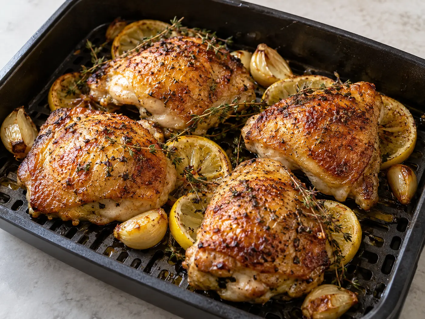 Pollo al limón en Air Fryer