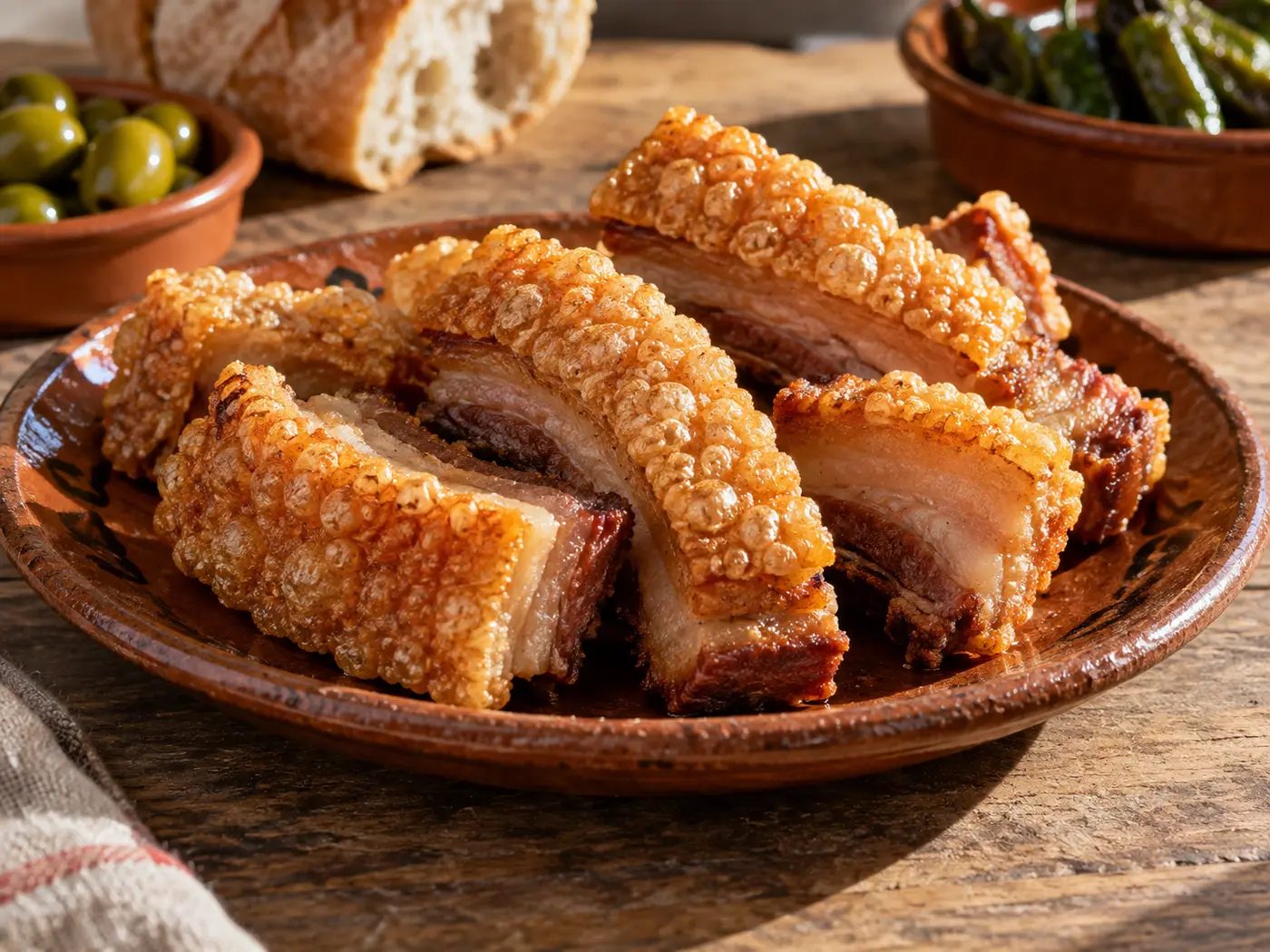Torreznos de Soria crujientes