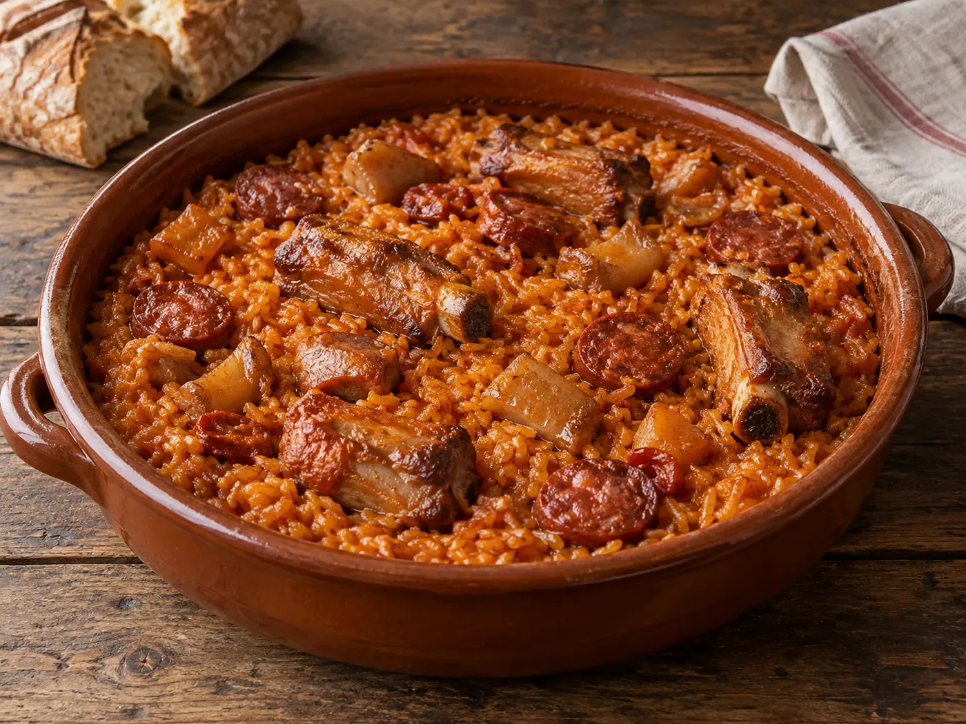 Arroz a la zamorana tradicional