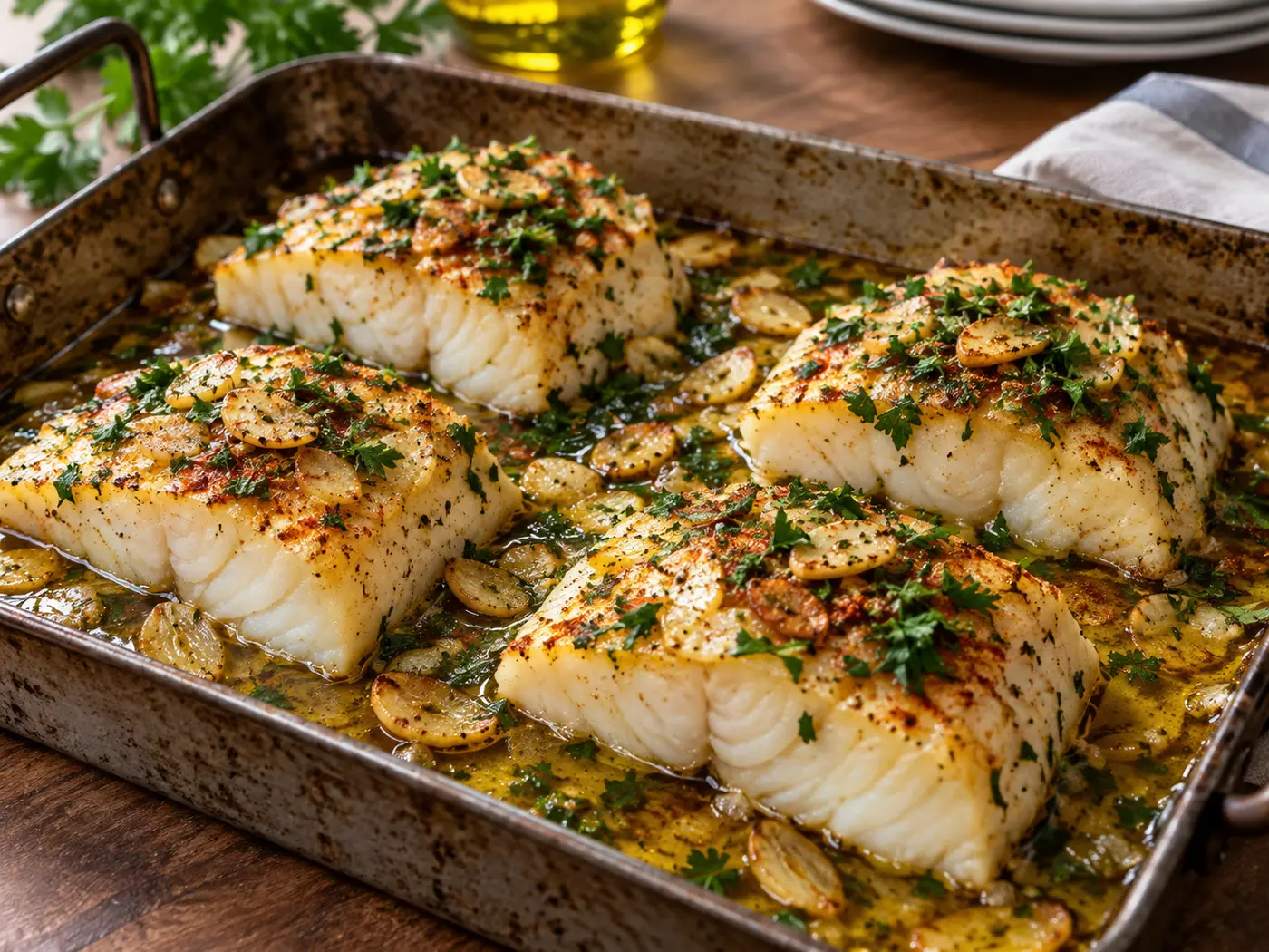 Bacalao a la llauna
