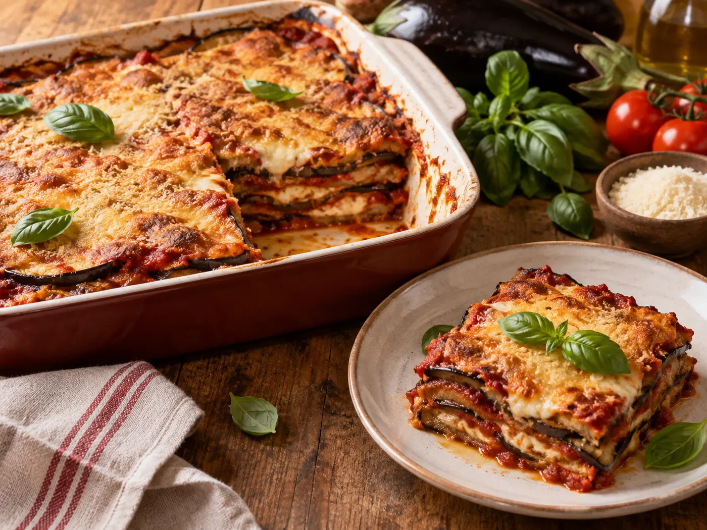 Berenjenas a la parmesana