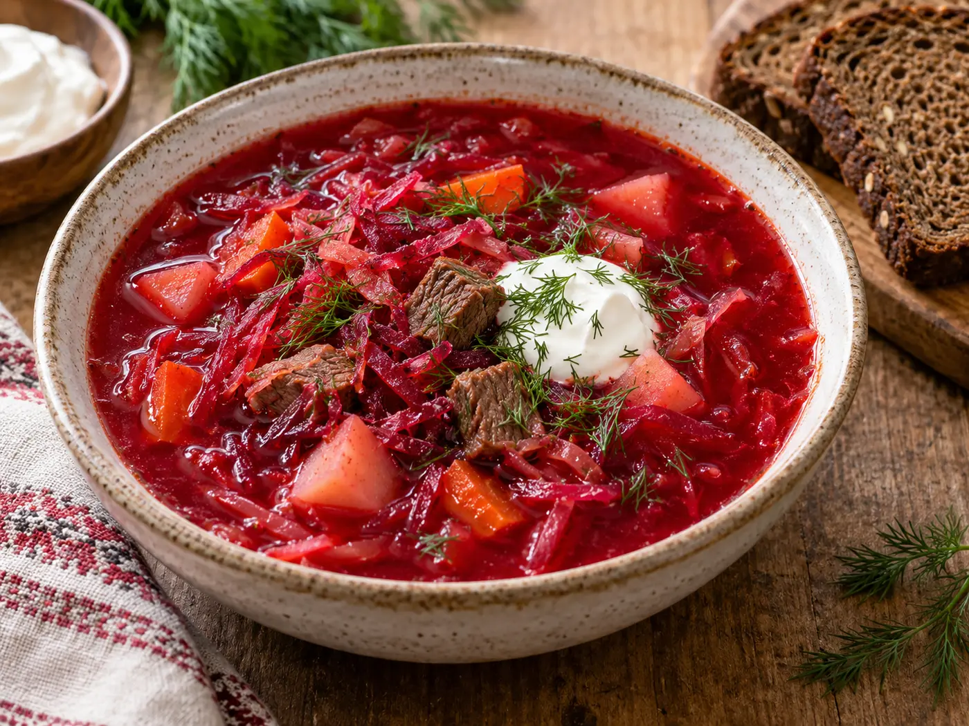 Borscht ucraniano