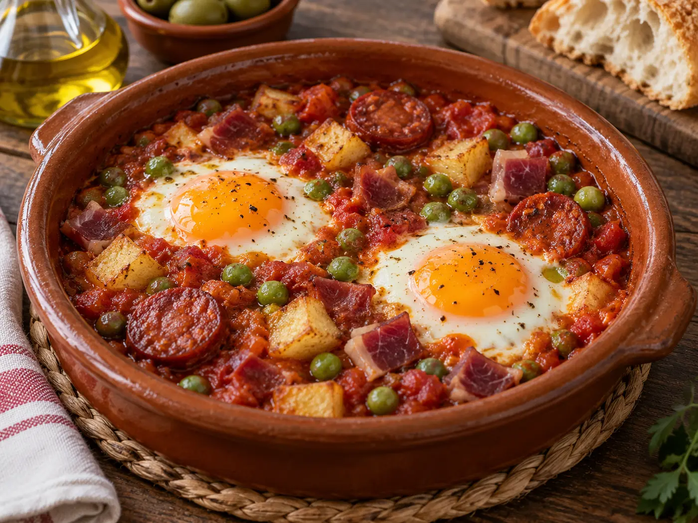 Huevos a la flamenca