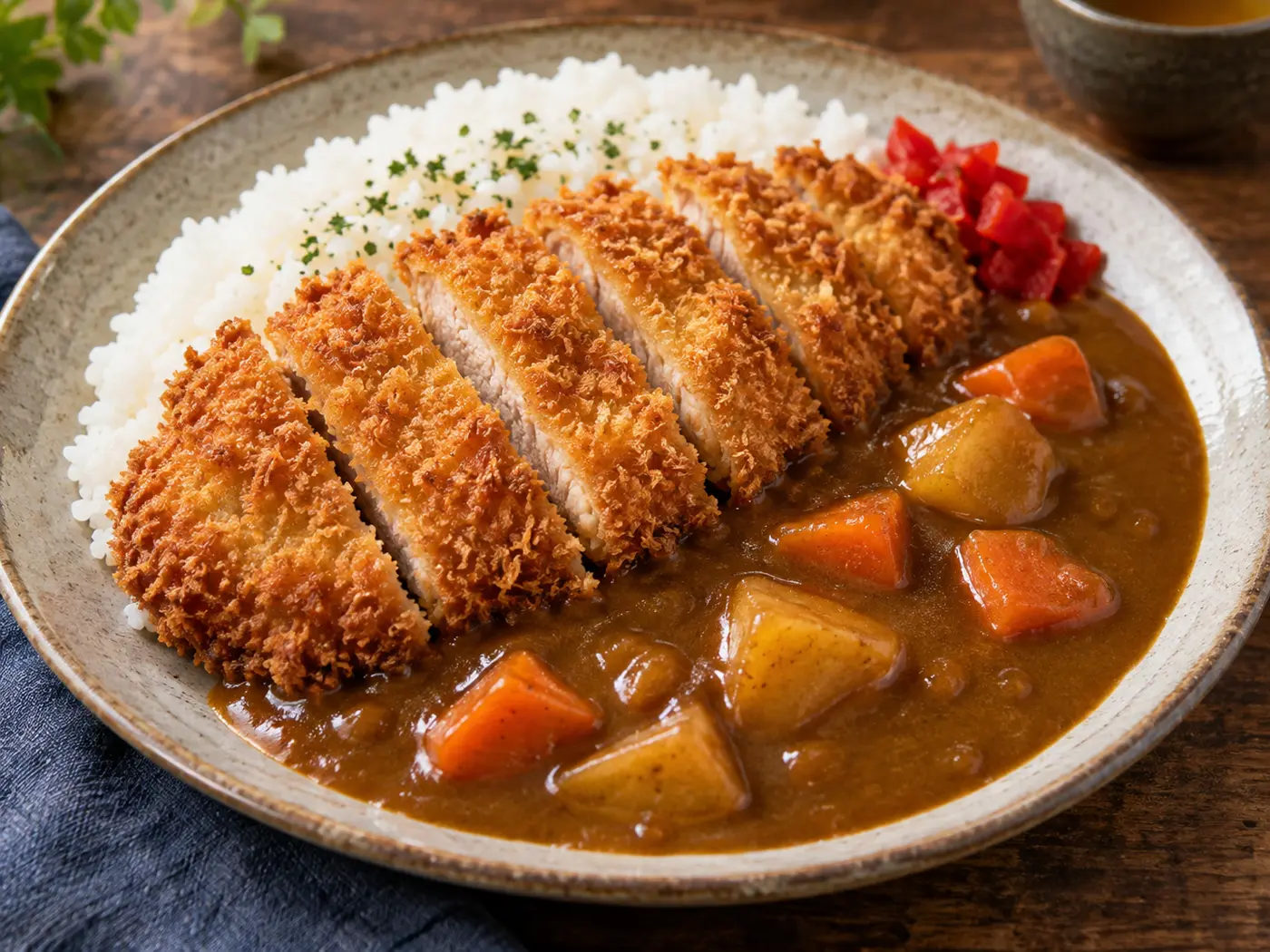 Katsu curry japonés