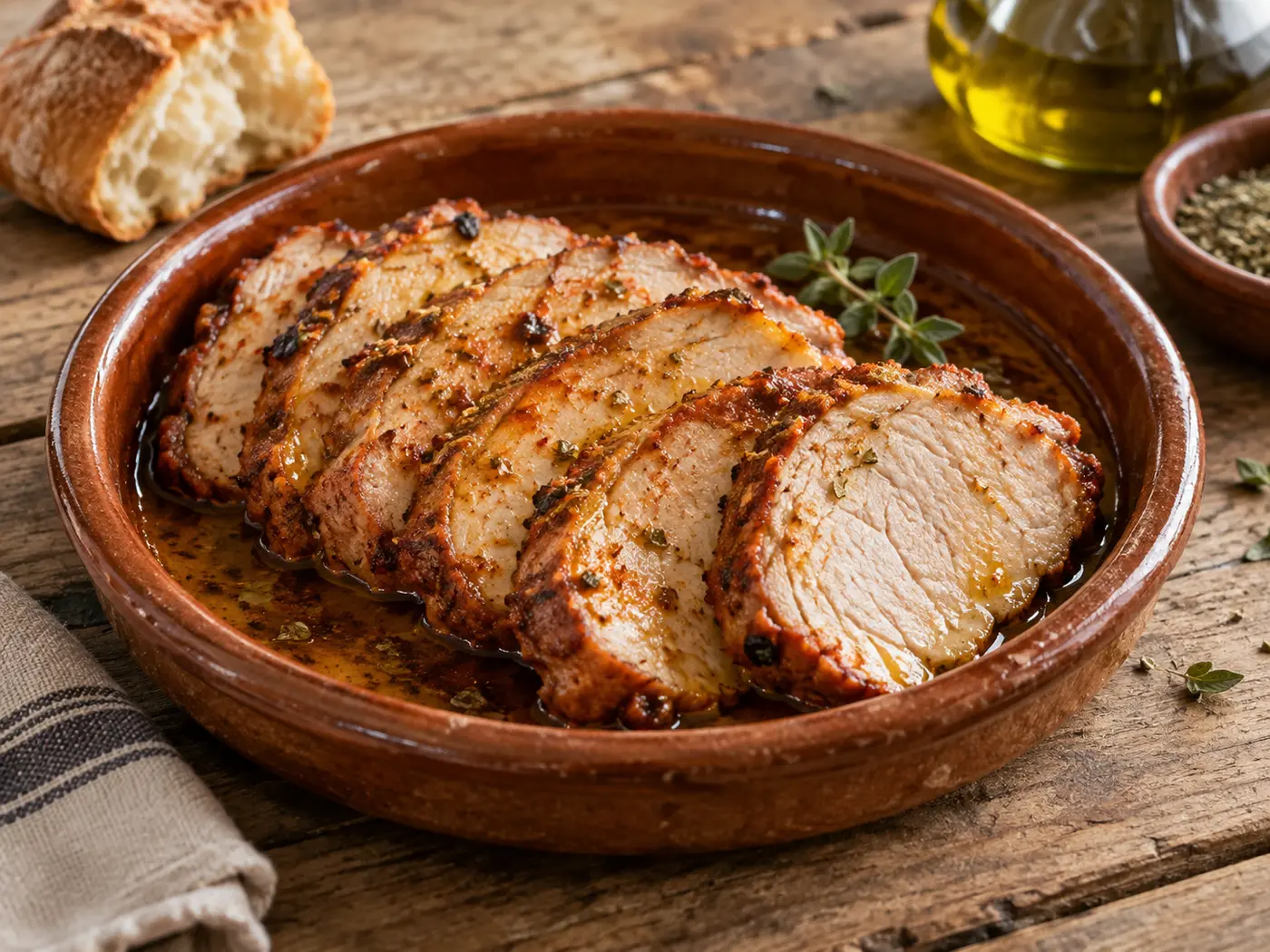 Lomo de orza manchego