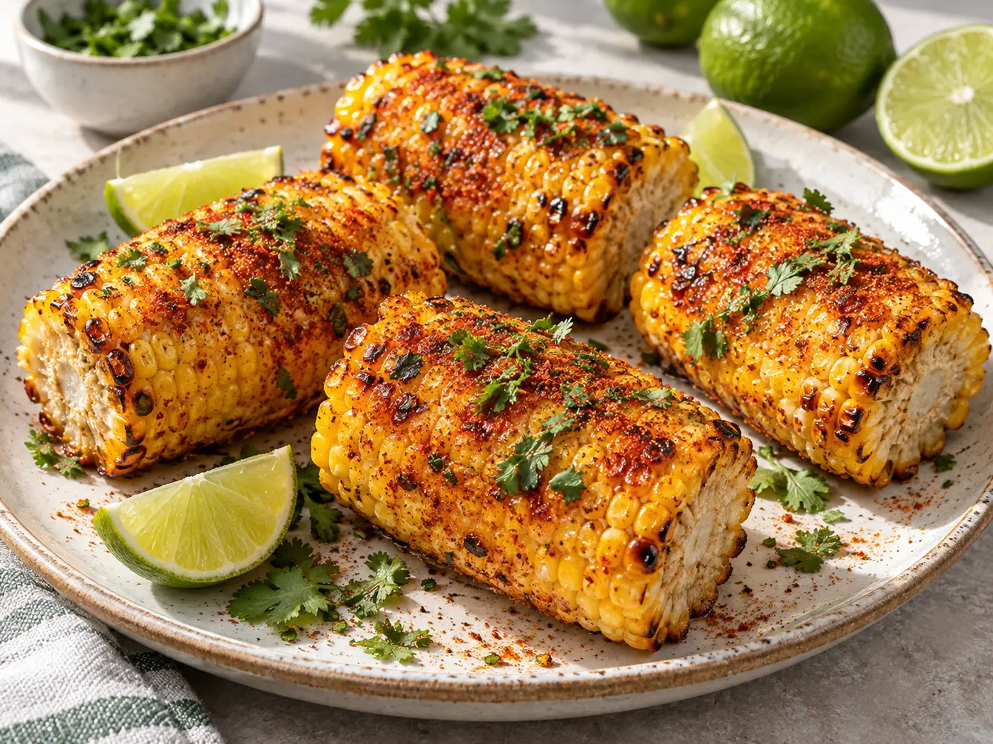 Mazorcas de maíz en Air Fryer