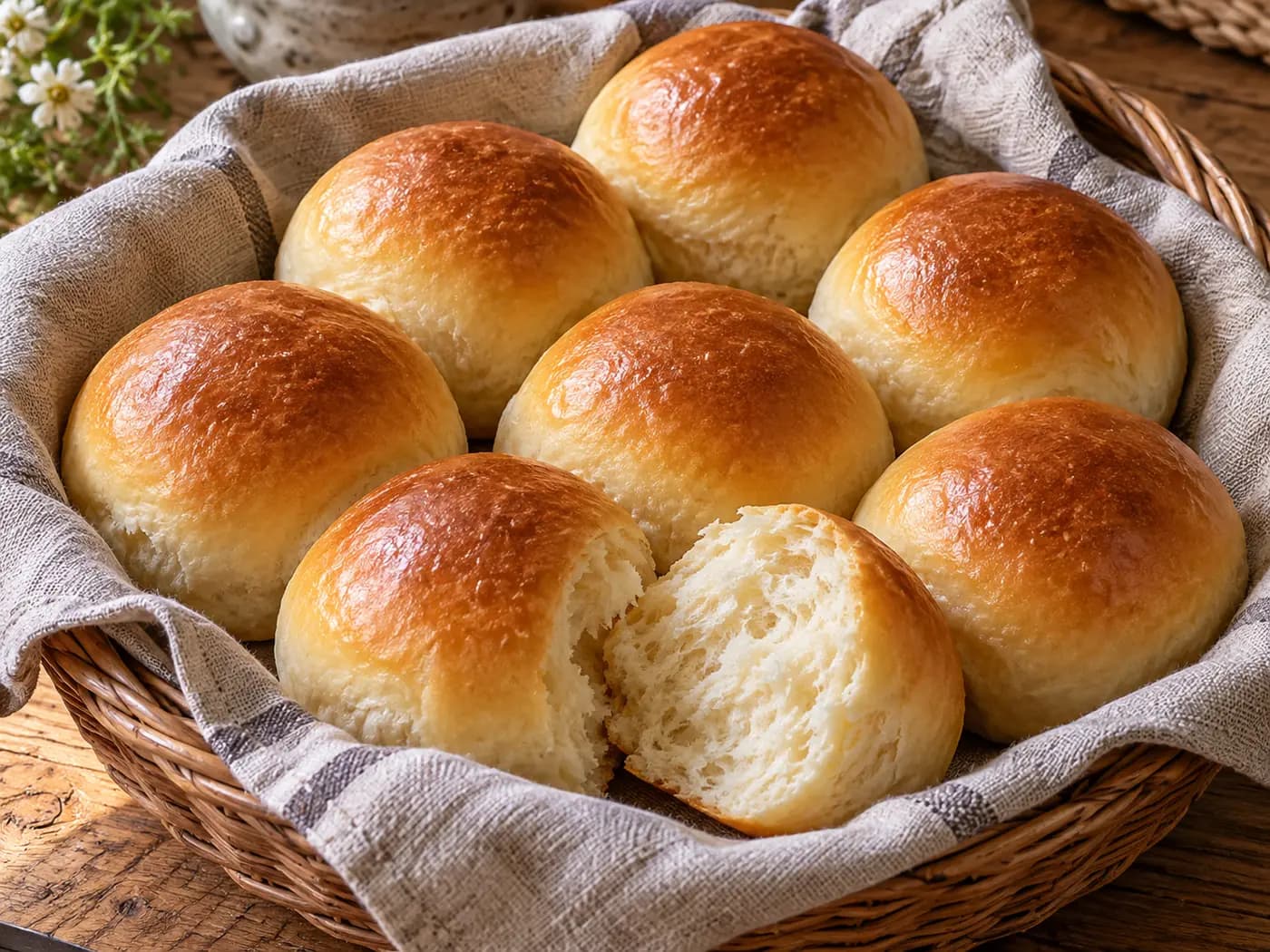 Panecillos de leche caseros