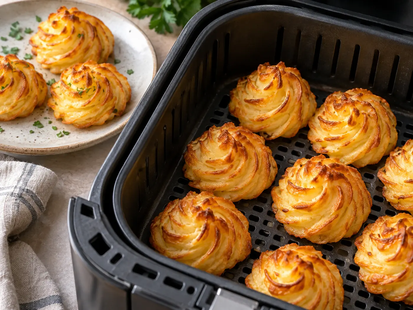 Patatas duquesa en Air Fryer