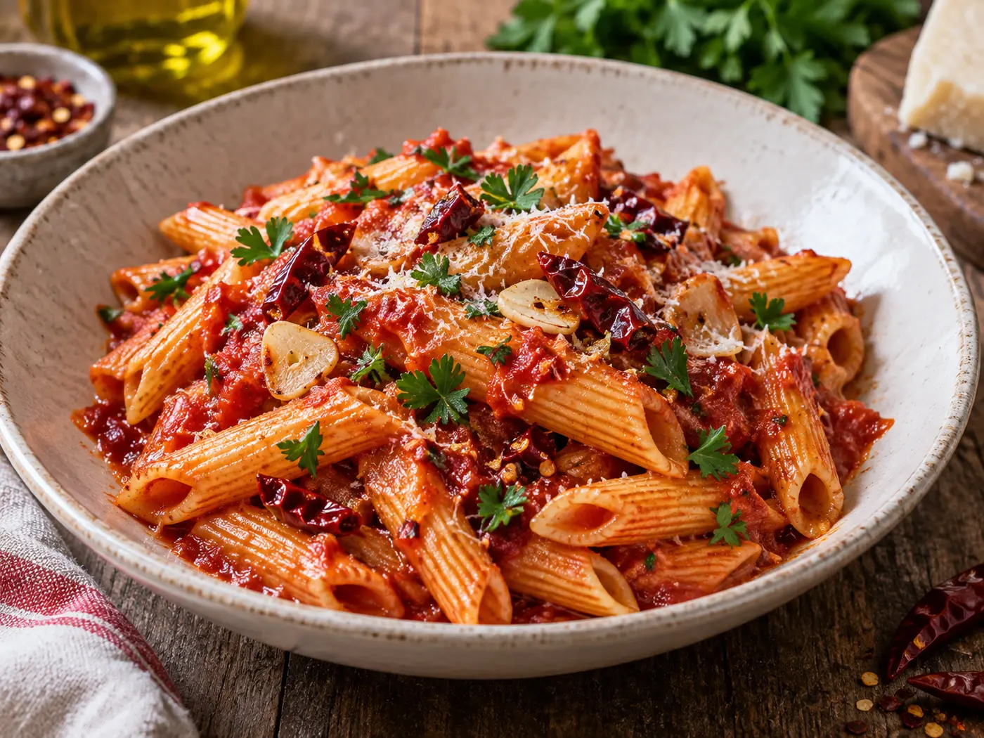 Penne all'arrabbiata