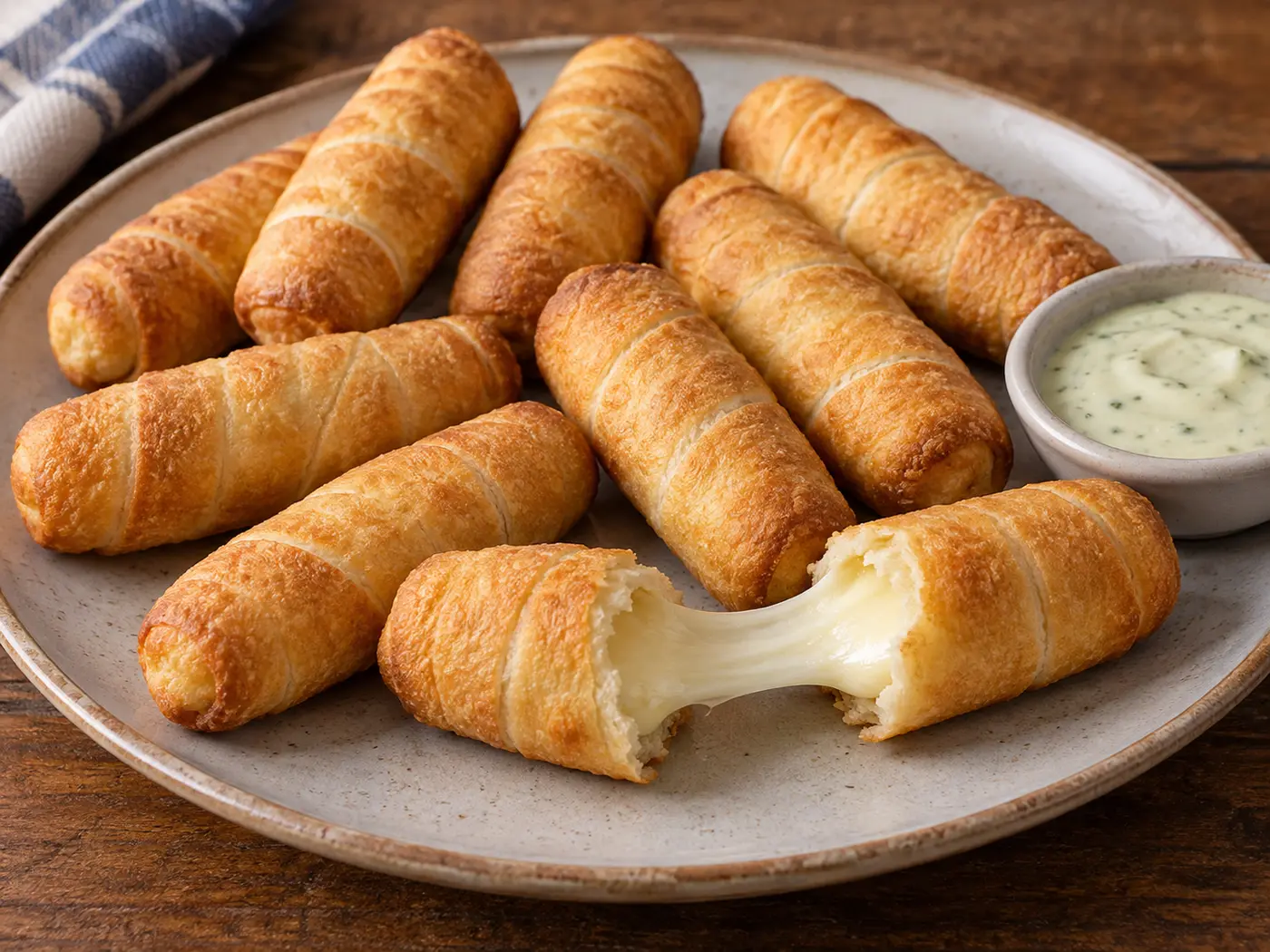 Tequeños de queso en Air Fryer