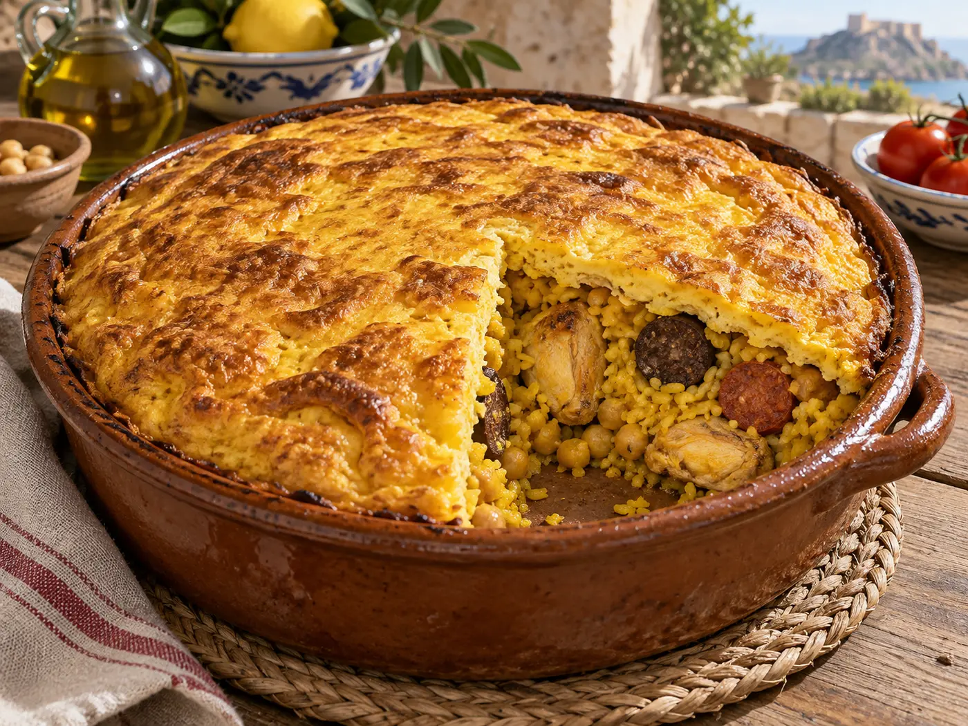 Arroz con costra alicantino