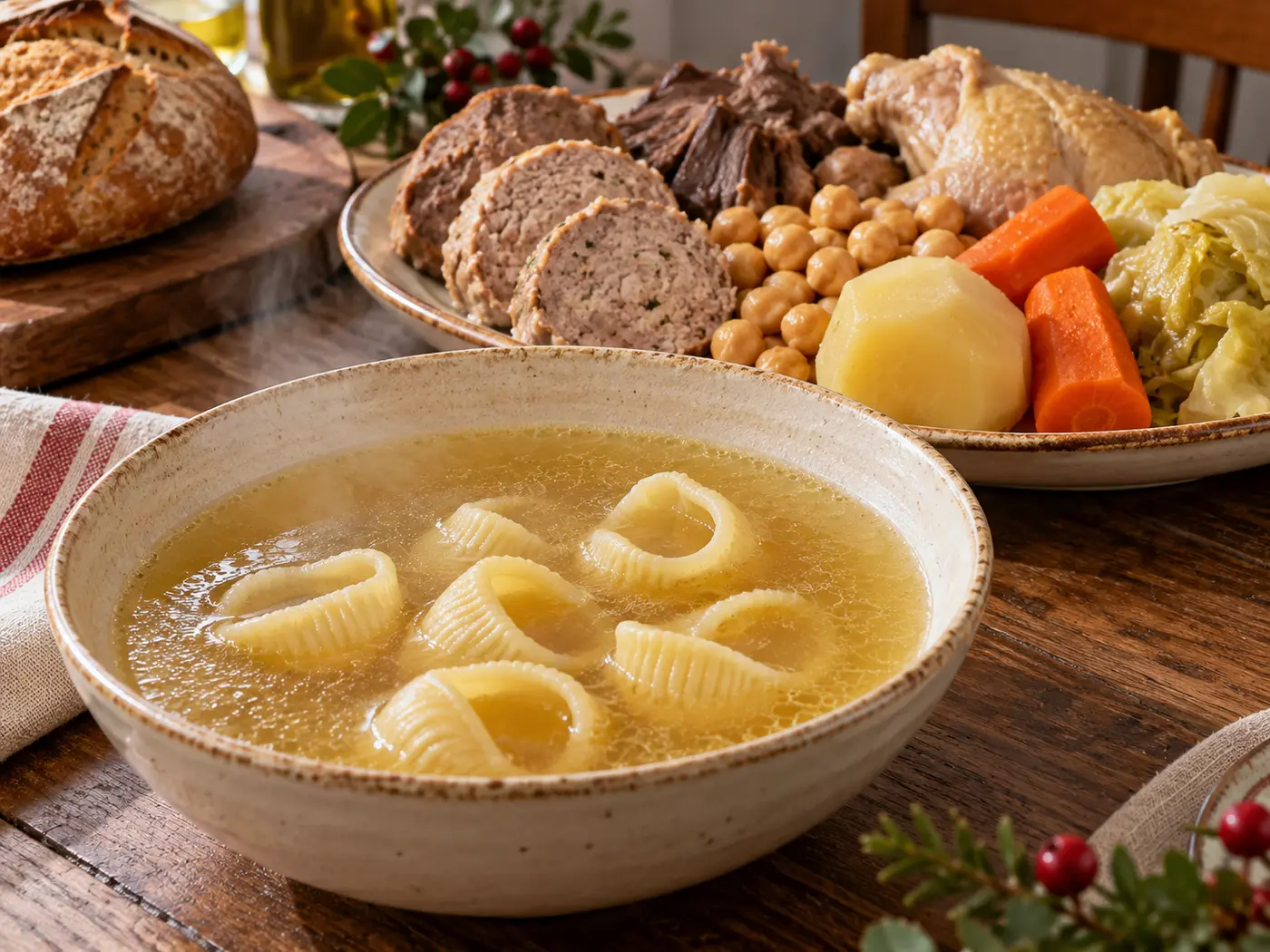 Escudella catalana con galets