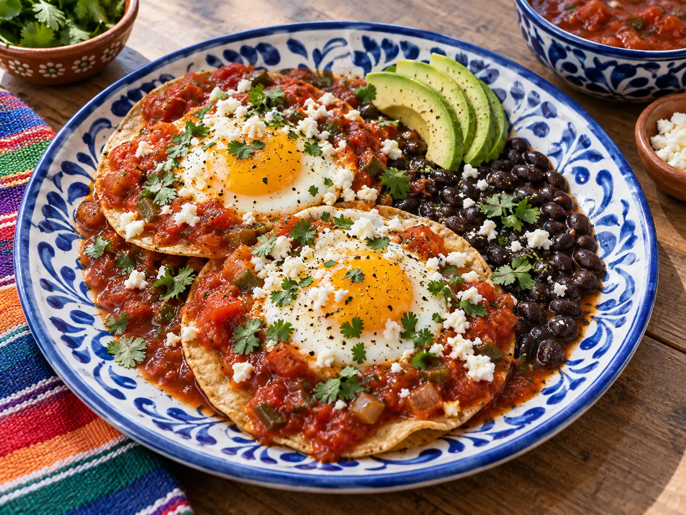 Huevos rancheros mexicanos