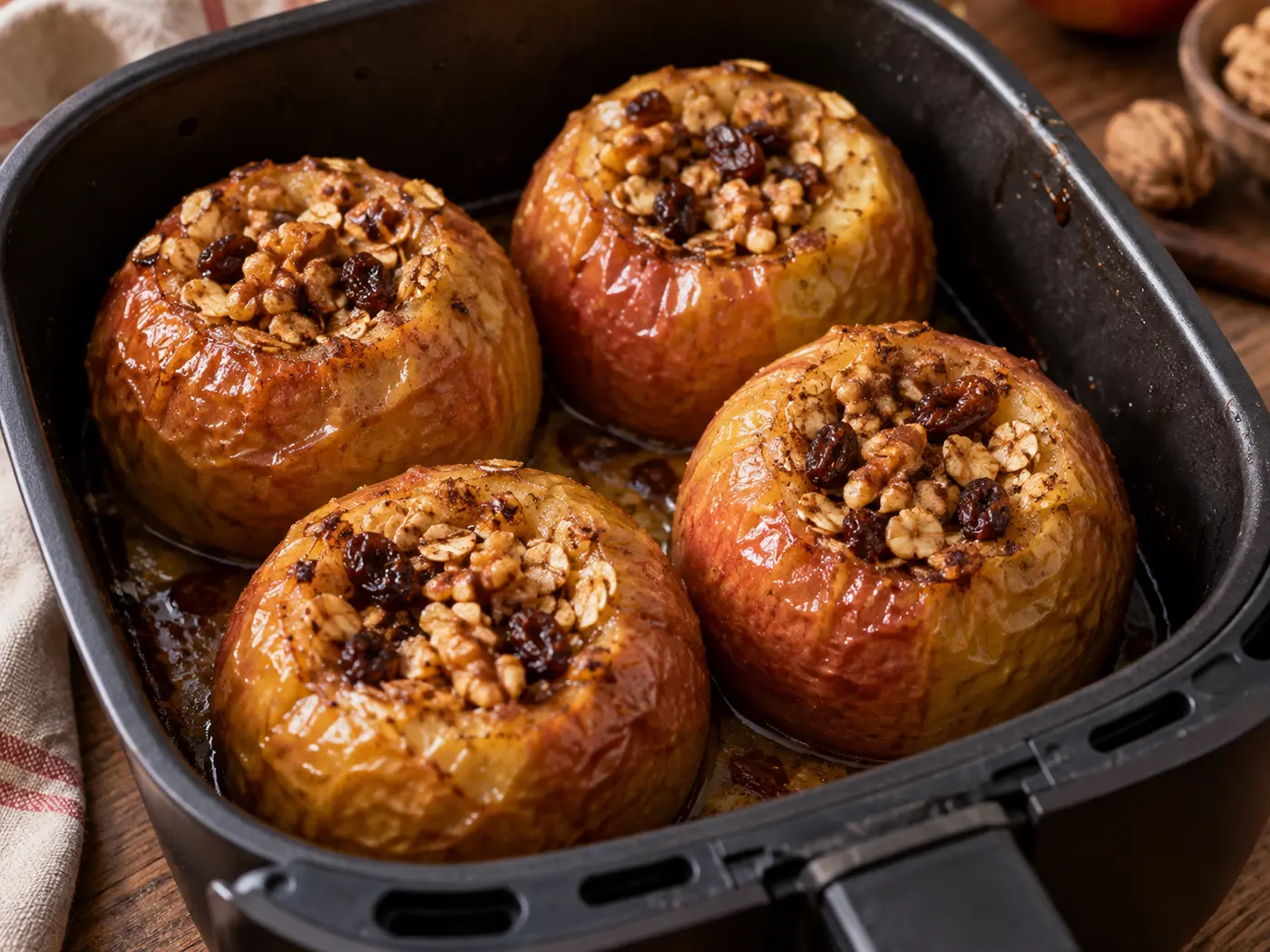 Manzanas asadas en Air Fryer
