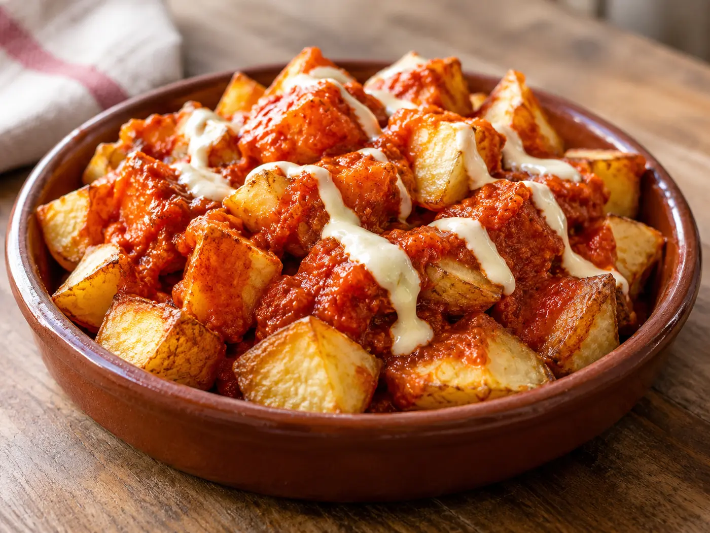 Patatas bravas caseras